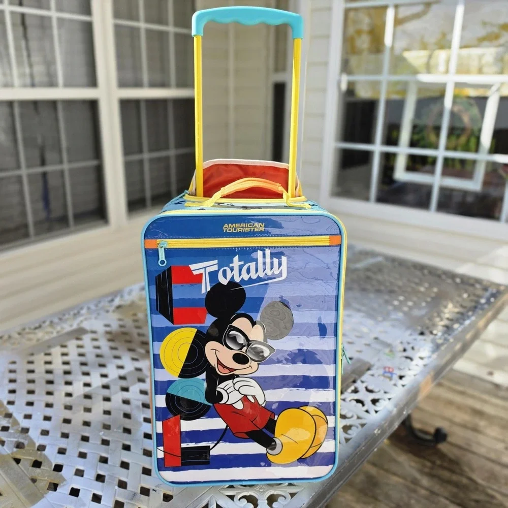 American‎ Tourister Totally Mickey Mouse Rolling Carryon Suitcase Vacation